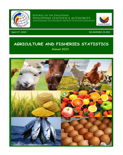 2023 Annual BARMM AGRICULTURE AND FISHERIES STATISTICS